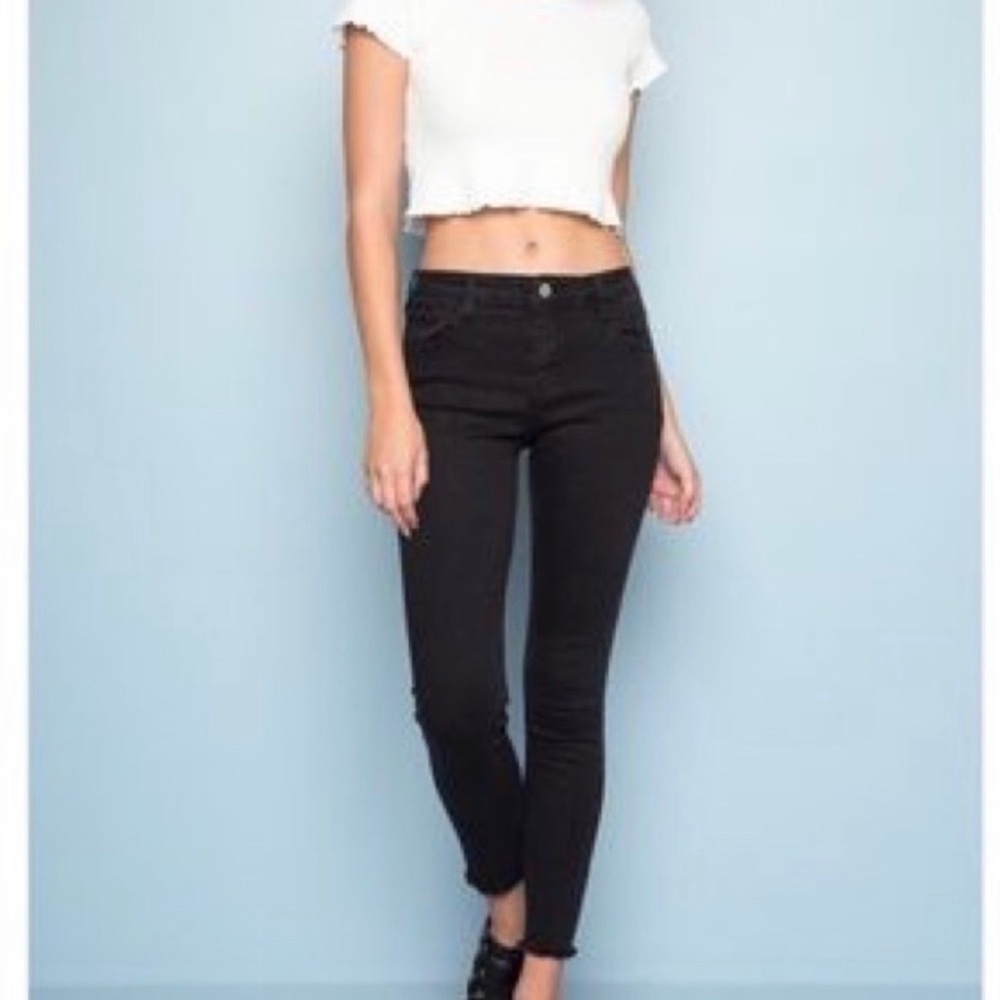 Brandy Melville black Melanie jeans 27 so cute